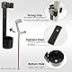 Metall Cane Halter für Mobility Roller-Power Stühle mit Walking Stick Stand Unterstützung für Rollstühle, Walker und Roller Zubehör