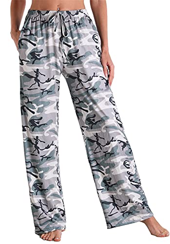 Image of X-Image Women Comfy Casual Pajama Pants with Pockets & Drawstring