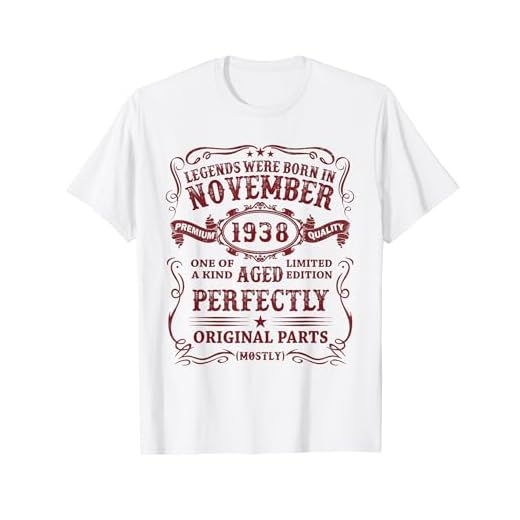Clásico 1938 Vintage 1938 Las Leyendas Nacen Noviembre 1938 Camiseta