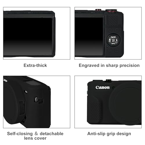 Funda de silicona para cámara Canon G7X Mark II miniatura 5
