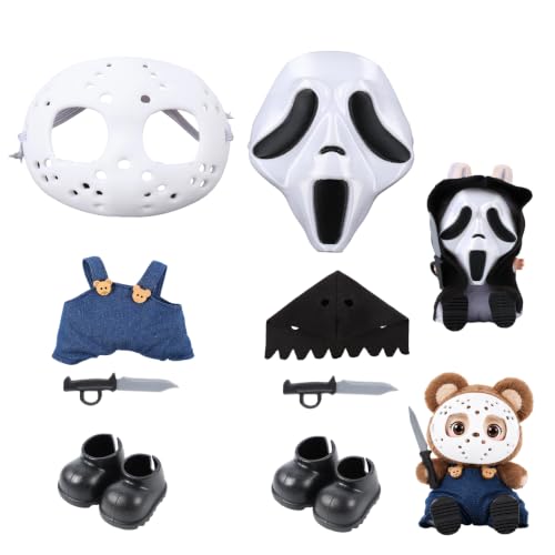 MISEDI 17cm Doll Halloween Costume Sets for Spooky Display and Role-Play