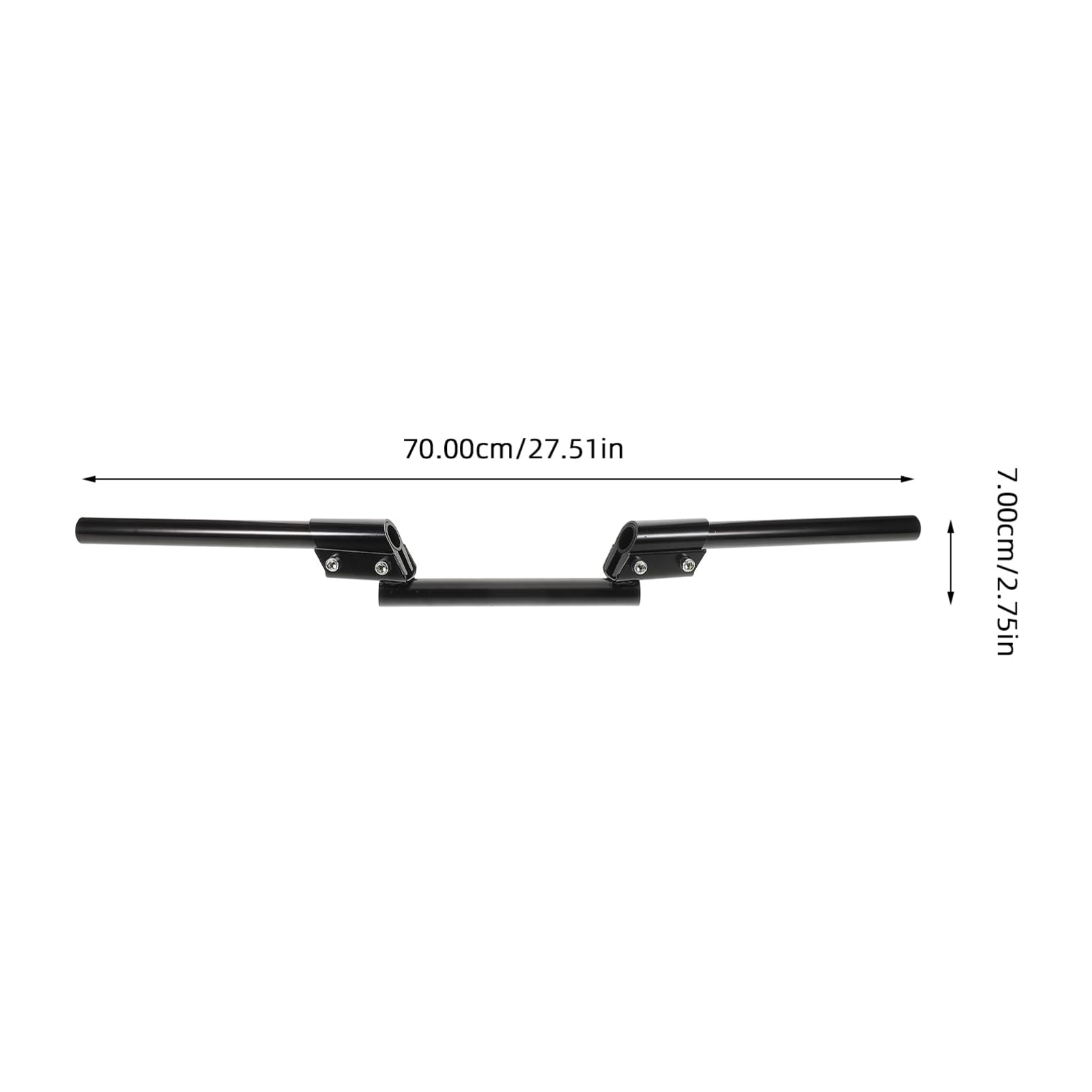 Barre Extension de Guidon pour Renforcement des Leviers de Guidon Barre Équilibre Noire pour Conduite Stable et Confortable