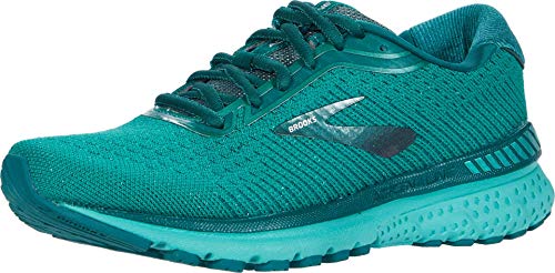 Brooks Womens Adrenaline GTS 20 Running Shoe - Emerald/Emerald - B - 5