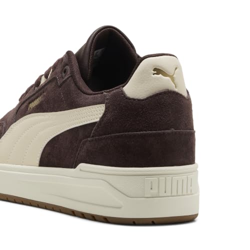 PUMA Erwachsene Shuffle Downtown Sneakers 38.5, Chocolate Fondue Alpine Snow Brown White – Ansicht 3