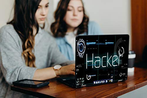 Image of Galaxsia Hacker Vinyl Laptop Skin /Sticker /Cover /Decal Compatible for Any 17 to 17.3 Inches Laptop (Hp /Dell /Sony /Acer /Lenovo /Asus. Etc) Or Notebook.
