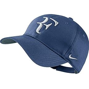Nike Roger Federer Tennis Cap, Free Size (Black/White) : Amazon.in
