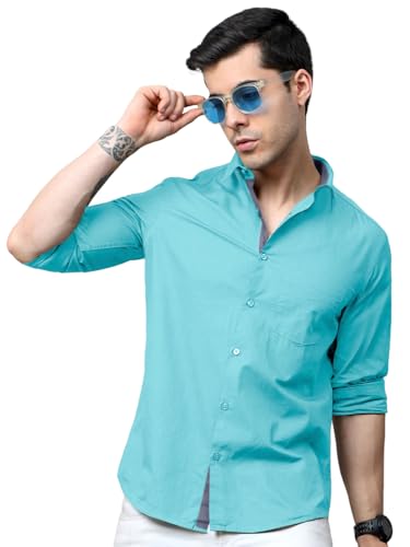Chemise homme violet clair en coton confortable pour éviter la chaleur au bureau