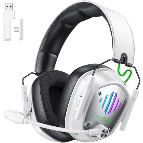 Gaming Headset Wireless mit Mikrofon für PS5, PS4, PC, Switch, Mac, Laptop