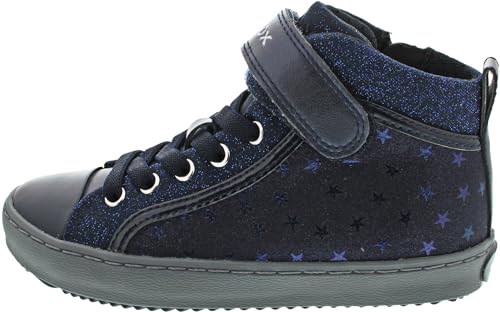 Geox Mädchen J Kalispera Girl I Sneakers, Navy, 35 EU