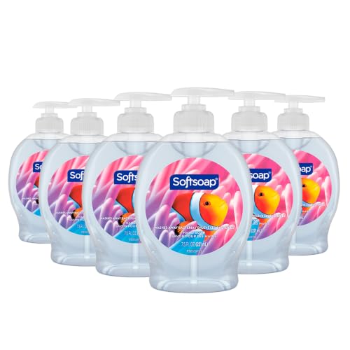 Image of Softsoap Liquid Hand Soap, Aquarium Series - 7.5 Fl Oz (Pack of 6)