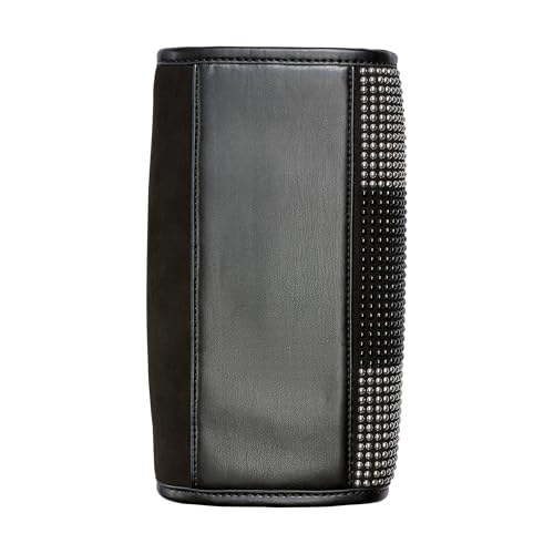 Bolso tote pequeño DKNY para mujer negro plata miniatura 4