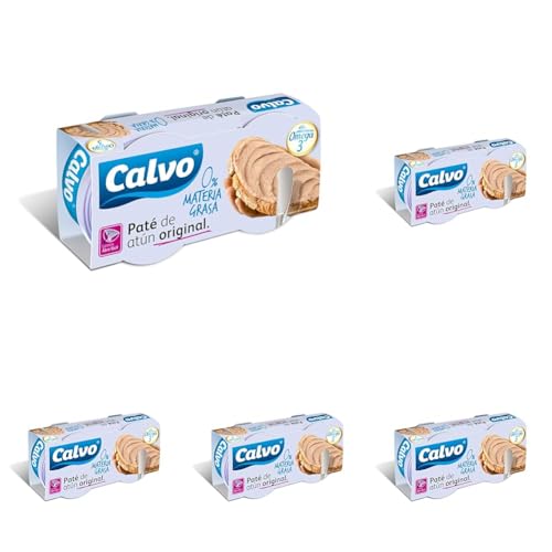Calvo Paté de Atún 0% Pack2 75g (Paquete de 5)