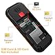 Seniorenhandy Ohne Vertrag GSM mit Ladestation, Dual SIM Tastenhandy Seniorentelefon mit 1800 mAh Akku Lange Standby-Zeit, USB-C Mobiltelefon Senioren Handy Einfach mit Großen Tasten, SOS Notruftaste