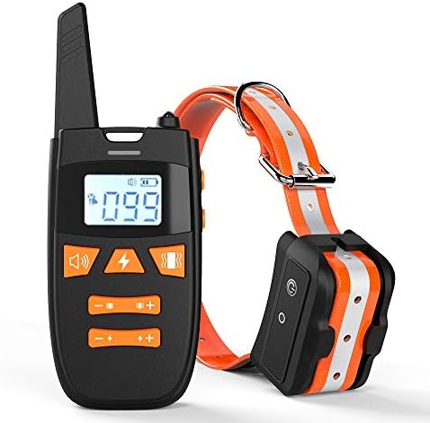Haliluya Shock Collar for Dogs, Rechargeable 100% Waterproof Dog Training Collar,2000FT Range Dog Shock Collar with Remote, 3 Modes Beep/Vibration/Shock Collar for Small Medium Large Dogs (Orange)