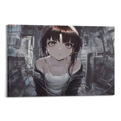 BHBUEWU Póster de anime de niña, pintura decorativa, lienzo, póster de pared e imagen artística moderna para decoración de dormitorio familiar, pósteres de 24 x 36 pulgadas (60 x 90 cm)