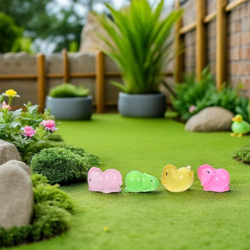 Adornos de Resina Forma de Animales para Decorar Macetas Pequeñas 5