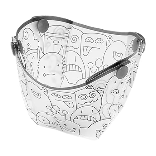 Visiblurry Klappbarer Teller | Transparente hitzebeständige Schnappplatte...