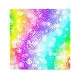 ODAWA Folding Magic Bag 17.7 In, Vibrant Rainbow Gradient Makeup Wrap Cloth Bag, Easy-Storage Magic Cloths for Camera