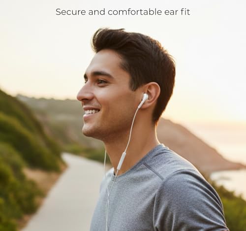 Image of Earphone Compatible for iPhone 15 /15 Pro /16 Pro /17 Pro | Type-C Wired Headphones with Balanced Sound, Smooth Playback & Noise Reduction