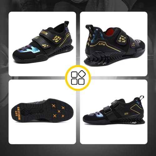 Image of Weightlifting Shoes, Powerlifting Shoes Gym Shoes for Crossfit Lifting Footwear, Weight Lifting Shoes for Heavy Lifting Deadlifting Weight Training, Squat Shoe for Men Women