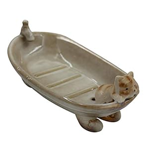 Simpletome Keramik Seifenschale Tierische Serie Katze