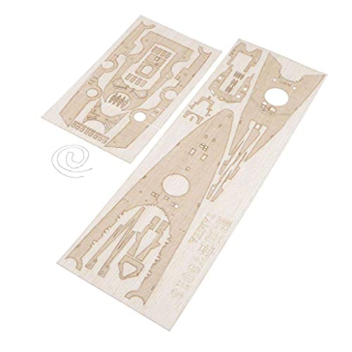 Freneci 1/350 di Legno Tedesco Nave da Guerra Deck...