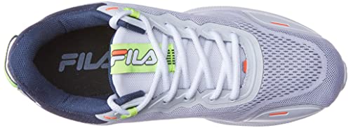 Tênis Fila Lancer, Masculino, Branco/Limão/Coral, 37