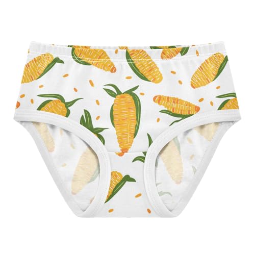 Wusikd Cobs Corn Girls' Underwear Cotton Girls Briefs Soft Toddler Underwear 2T
