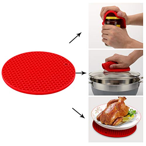 Coperchi per alimenti in silicone - 3 coperchi con...