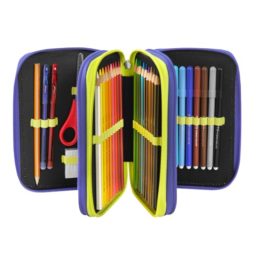Trousse 3 compartiments Splatoon pour ne plus perdre ses crayons à l'école primaire - 5