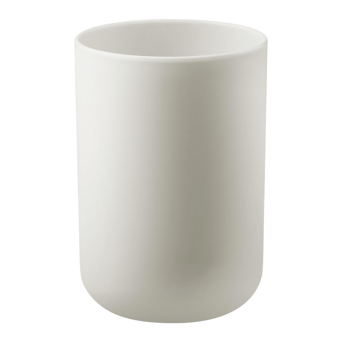 Lotsdonxia White Bathroom Toothbrush Holder & Mouthwash Cup – – Reusable Lightweight Tumbler For Tooth Brushing, Rinsing, & Drinking Daily Use (White)
