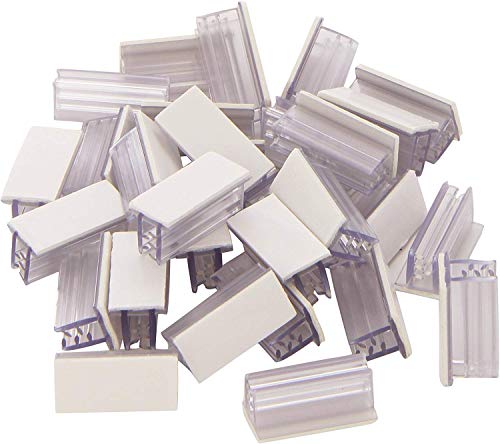 20002 SuperGrip Display Holder-Plastic- 50/bag Clear Supergrip Sign Holder 1