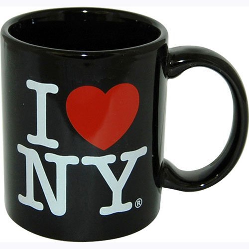 I Love NY Black 11oz. Mug! by Forgot My Souvenirs