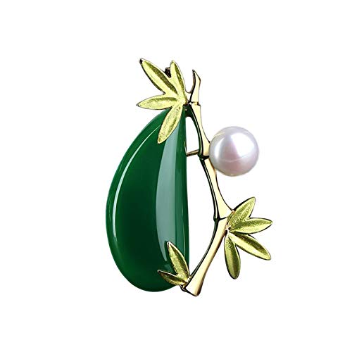 Broches pour femmes en feuille de bambou pour sublimer un cardigan