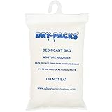 Container & Cargo Dry with Hanging Hook by Dry-Packs - 4.5LBS & 2KG White 2KGCONDRYHOOK