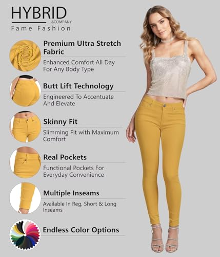 Image of Hybrid & Company Women's Stretch Denim Jeans