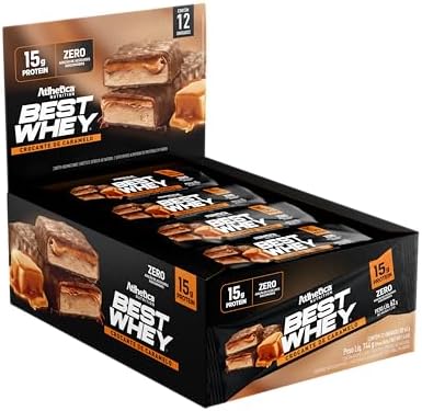 Atlhetica Nutrition BEST WHEY BAR 15g Protein (12 barras de 62g) ...
