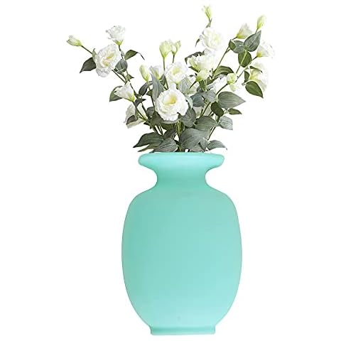 RSTYS 4Pcs Reusable Silicone Wall Vase Cover