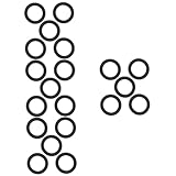 Cabilock 20pcs Clamp Gasket Seals Sealing for Process Industries Compatible Clamp Fittings High Resistance