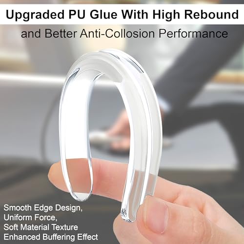 Image of GLUN Transparent PU Anti-Collision Safety Guard, Soft High-Rebound Edge Protector for Tables, Cabinets, Walls & Baby Safety Protection