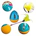 VANZACK Funny Cat Tumbler Toy with Balls Interactive Pet Teasing Toy for Indoor Play