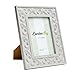5x7 Picture Frame Distressed Wood - White Photo Frames by EcoHome