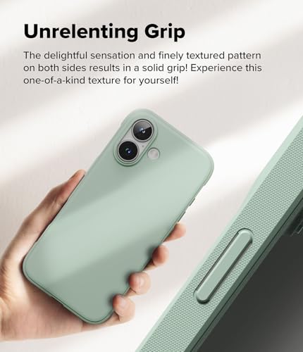 Image of Ringke Onyx Compatible with iPhone 16 Plus Case Cover Rugged Flexible Durable Anti-Slip TPU Protection Shockproof iPhone 16 Plus Back Cover - Mint