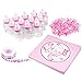Produktbild Vordas Baby-Dusche-Party bevorzugt Dekoration Set, Perfekte Dekoration für Babyparty-Party (Rosa)