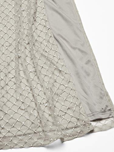 Jenny Yoo Women's Lyra Beaded Gown, Morning Mist, X-Large #TOP2