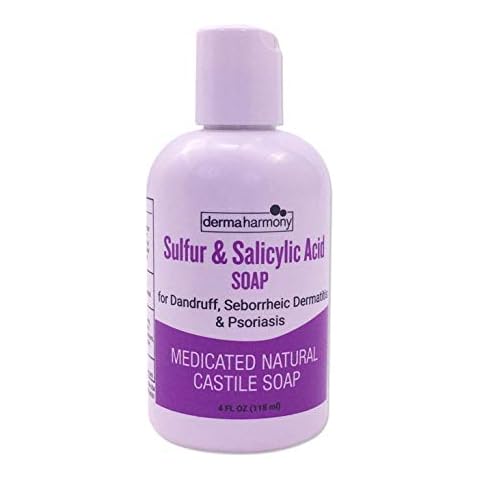 Dermaharmony 5% Sulfur and 2% Salicylic Acid Liquid Castile Soap (4 Fl Oz Bottle) Cover