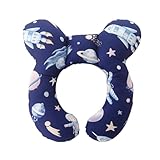 Stillkissen Positionierer - U-förmiges Stillkissen, Cartoon-Muster Babybauchzeit | Weiches Kleinkindkissen Bauchzeit Aktivität, bequem ideal für Babynest Schläfer und Stillen