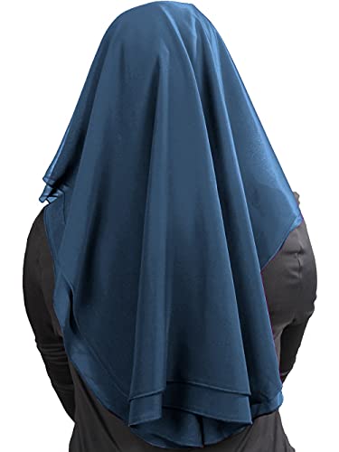 3 Layers Saudi Niqab In Breathable Georgette, Wholesale Price, 1pc Face Veil NQ-0033