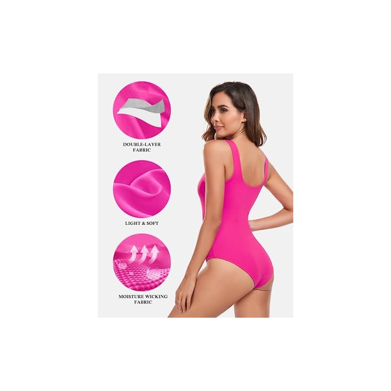 speerise-Bodysuit-for-Women-Sleeveless-Square-U-Neck-Tank-Tops-Sexy-Backless-Slimming-Outfit-with-Snap-Closure-Hot-Pink-L speerise-Bodysuit-for-Women-Sleeveless-Square-U-Neck-Tank-Tops-Sexy-Backless-Slimming-Outfit-with-Snap-Closure-Hot-Pink-L