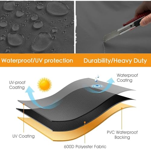 Cubierta de mesa de billar impermeable de lona Oxford 600D resistente para 7, 8 y 9 pies 5